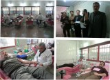 اهدا خون پرسنل سازمان همیاری شهرداری ها در همبستگی با مردم غزه
